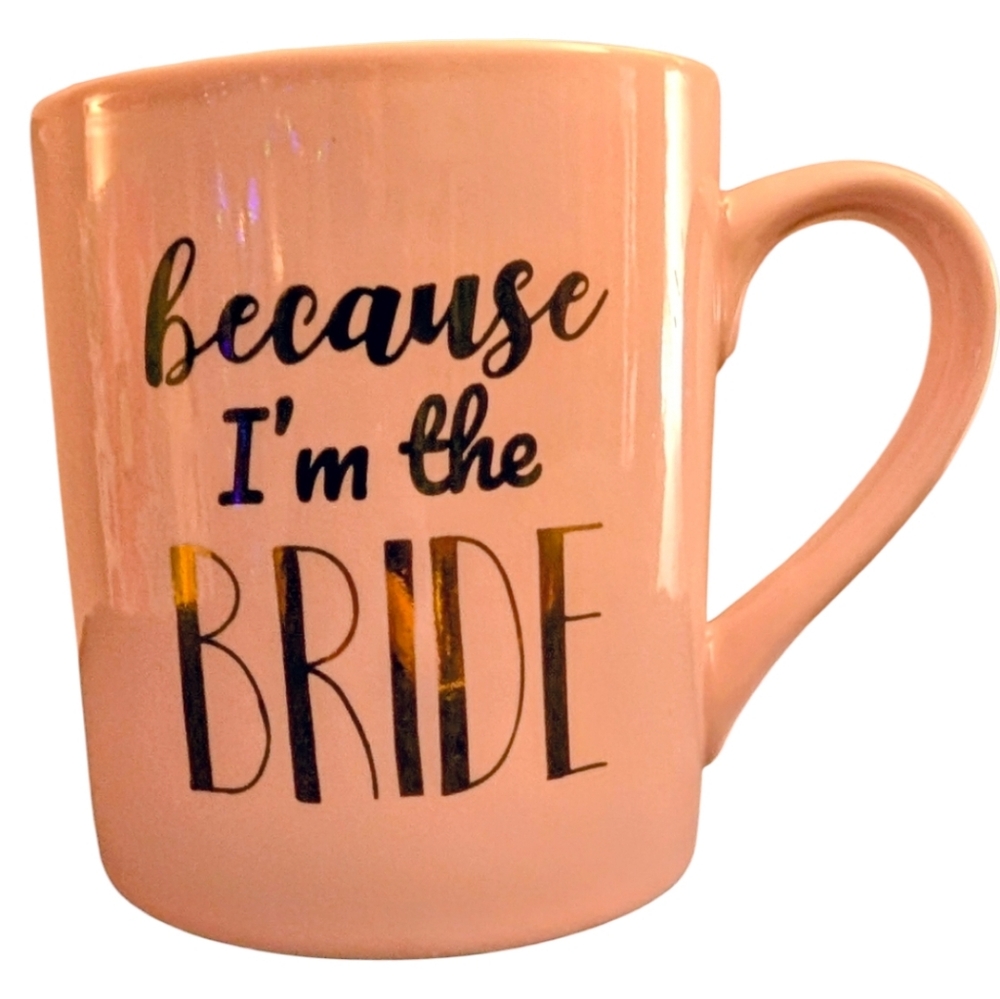 Hazel & Co "Because I’m The Bride" Sketch Coffee Mug - Wedding Gift